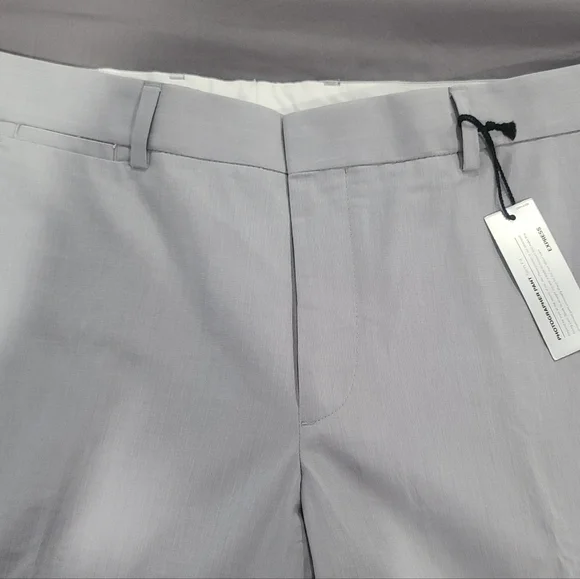 slim fit dress slacks Construct Grey Bistretch Dress Pants 29x34 / Grey main image 1